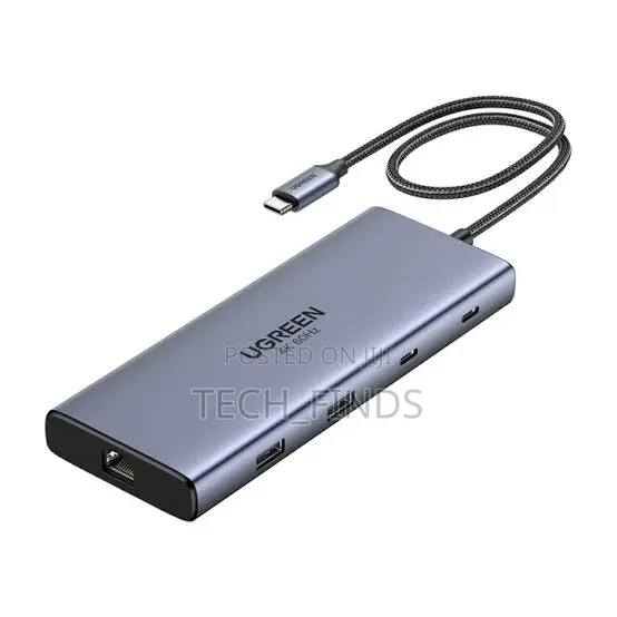 Ugreen 10-in-1 Usb-C Hub, Usb-C to 2 Hdmi( at 60hz)