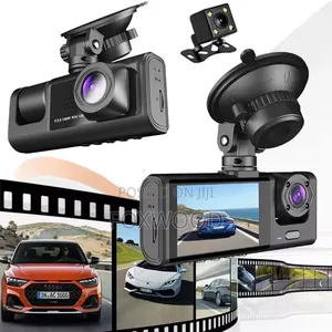 3in1 Lens Car Dash Cam 1080p
