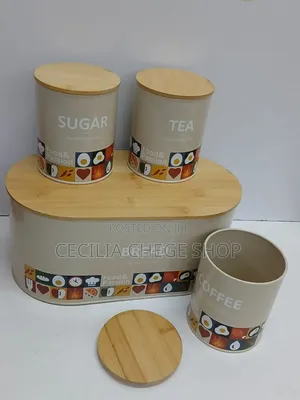 Bread Bin and Sugar Canister