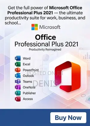 Genuine Microsoft Office Professional Plus 2021