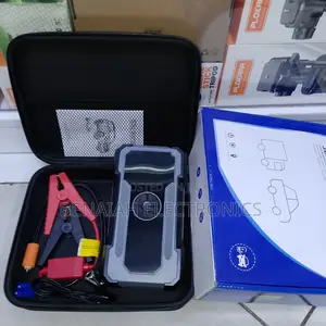 Emergency Car Jumpstarter With Inbuilt Inflator and Strong Flash Light