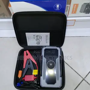 Emergency Car Jumpstarter With Inbuilt Inflator and Strong Flash Light