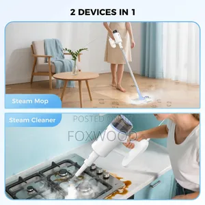 5 in 1 Floor Steamer With Detachable Handheld Steam