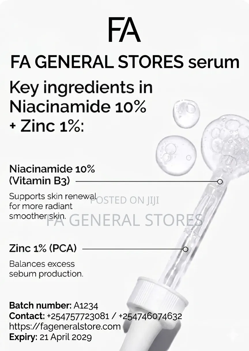 Niacinamide 10% Zinc 1% Serum