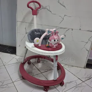 Round and Adjustable Baby Walker
