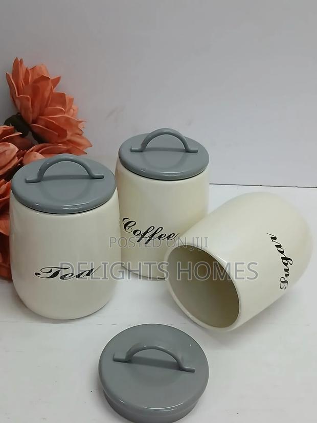 Sugar, Tea, Coffee Canisters-Alp - thumbnail 3