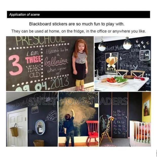 Home Black Board Sticker