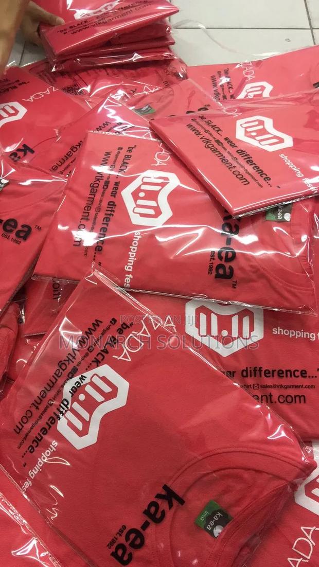 Screen Printed Red Tshirts - thumbnail 2
