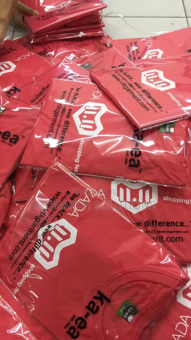 Screen Printed Red Tshirts