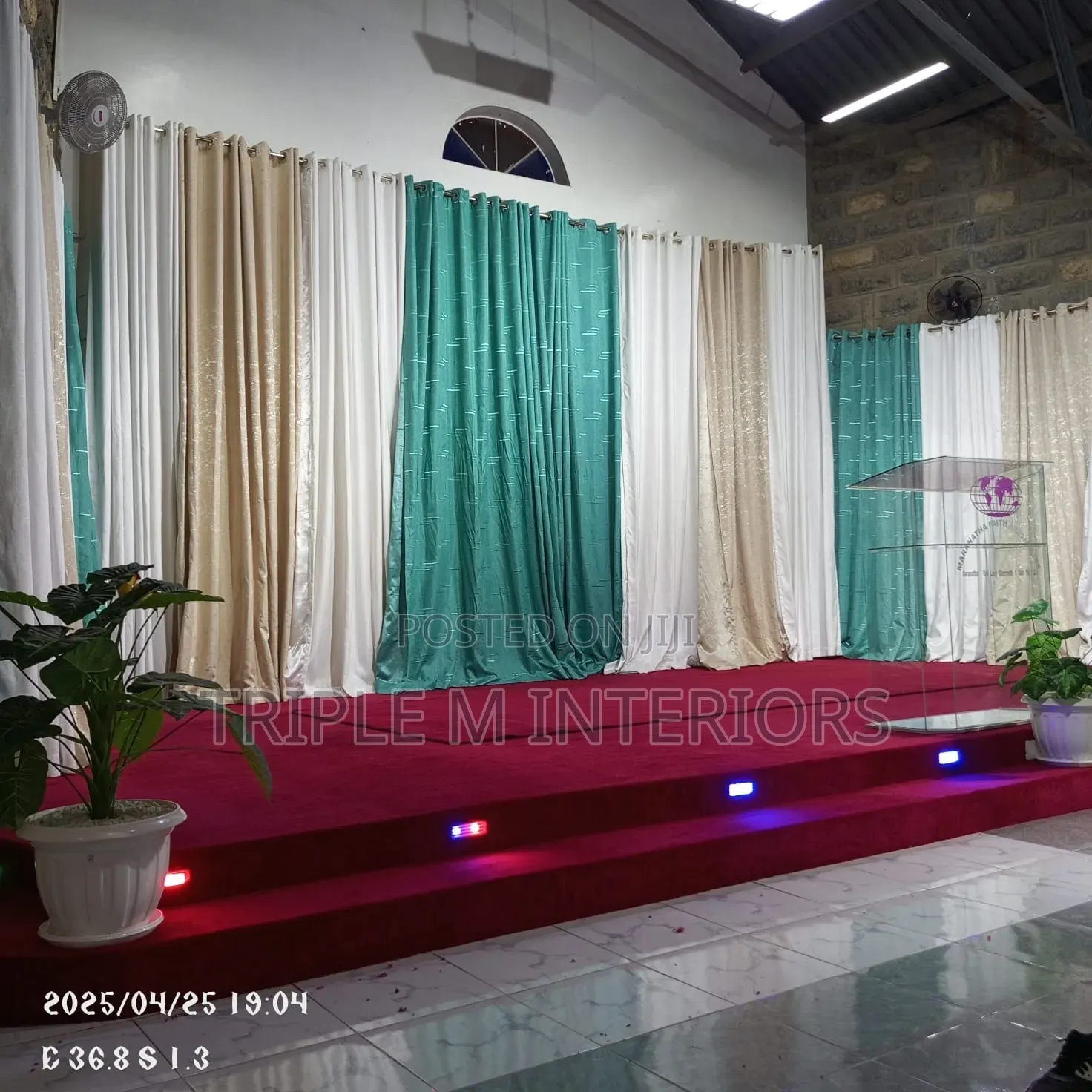 Frame Your Altar With Distinguished Floor Style Wall to Wall Carpet