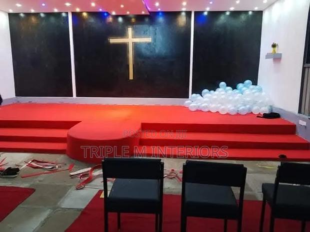 Shape a Serene and Stylish Worship Environment With Wall Carpet