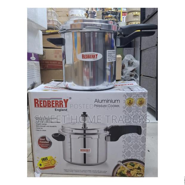 Redberry Aluminium Pressure Cooker 10l