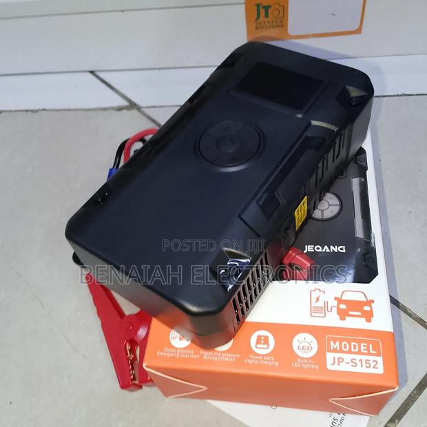 Powerful Car Jumpstarter Intelligent Inflator,Inbuilt Led Lighting