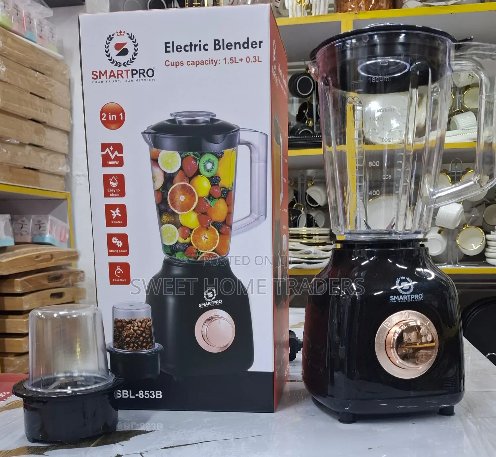 Smartpro 2in 1 Blender 1.5l