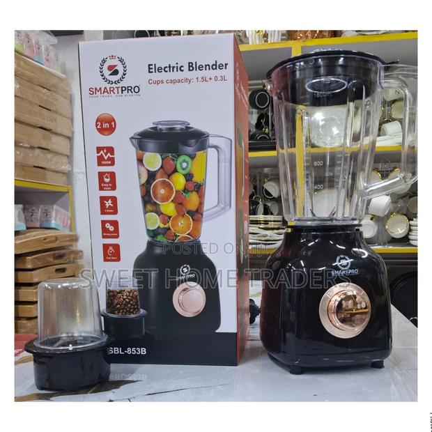 Smartpro 2in 1 Blender 1.5l Black