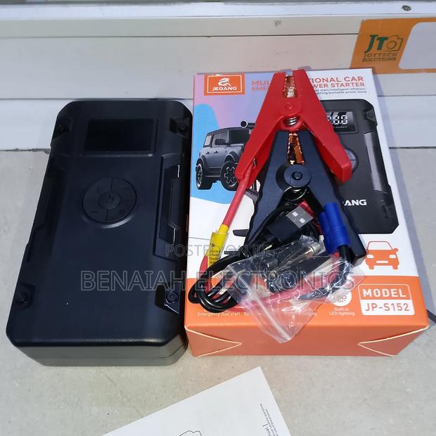 Car Jumpstarter With Preset Tire Pressure Strong Inflation,Led Display