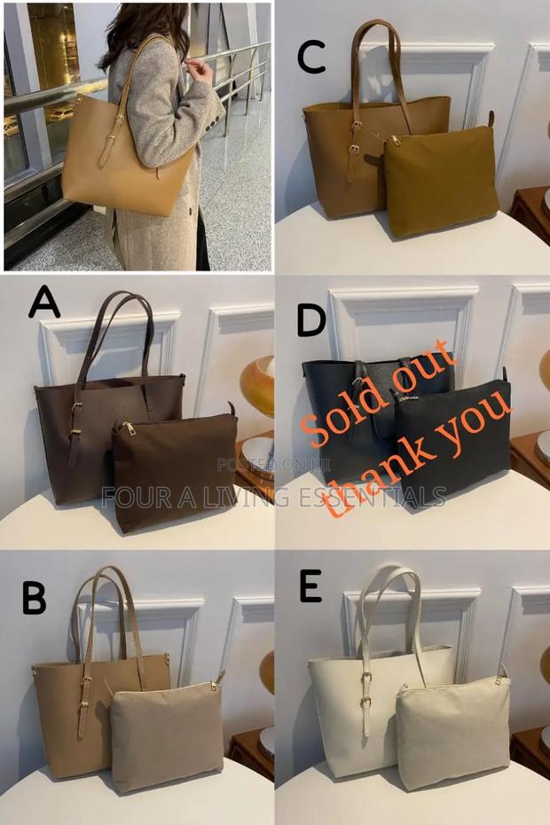 Minimalist Tote Bag With Inside Pouch