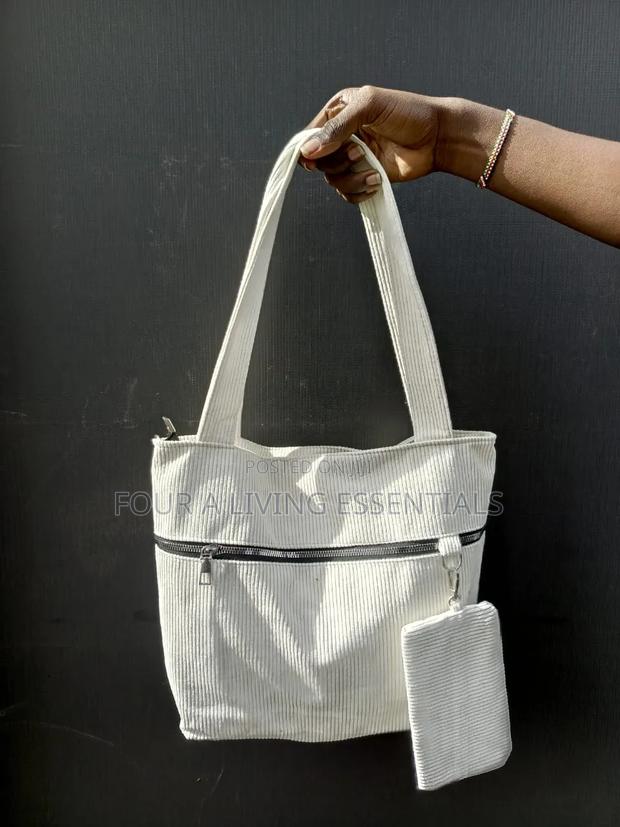 Casual Corduroy Shoulder Bag - thumbnail 4