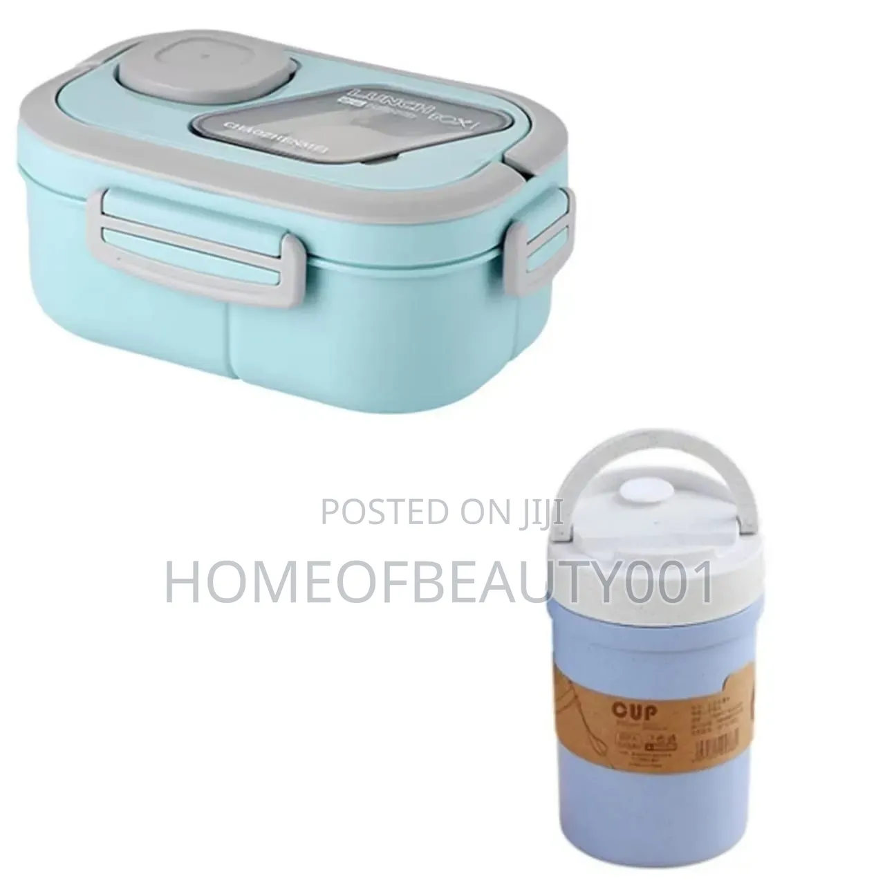 2 in One New Layered Lunch Set With Cup