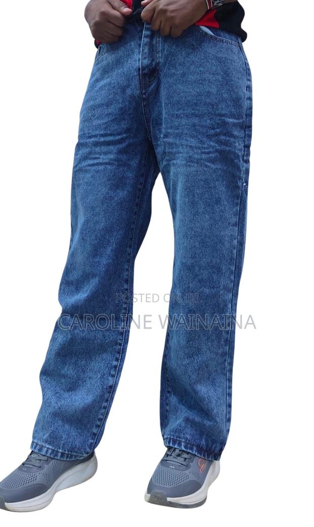 Blue Baggy Jeans for Men