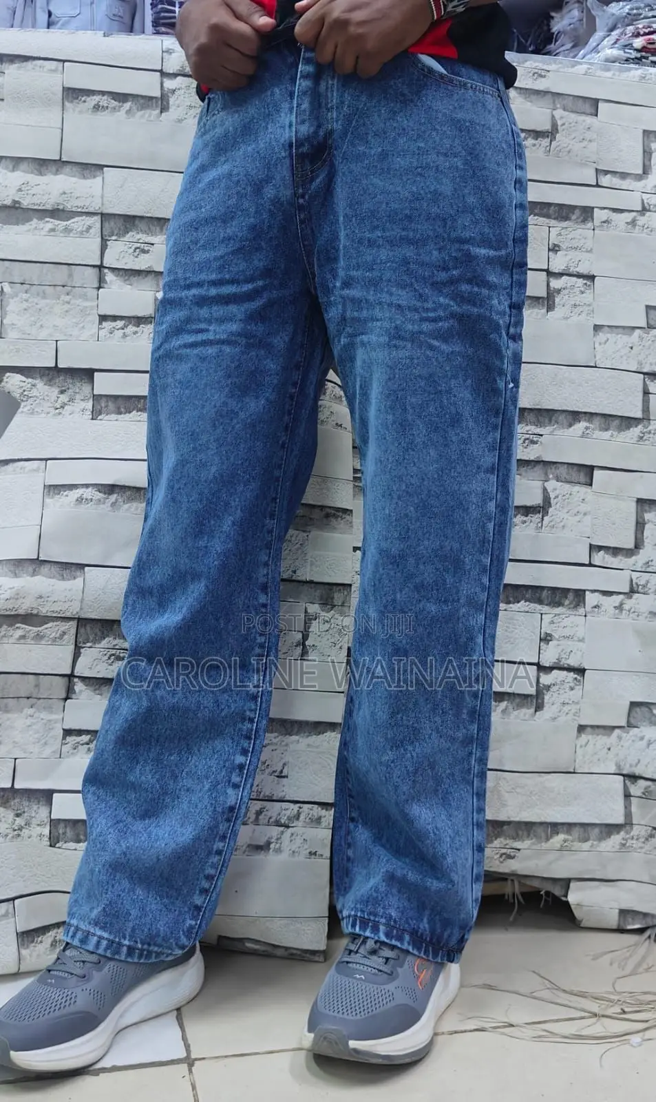 Blue Baggy Jeans for Men