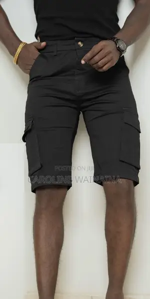 Cargo Shorts- Black