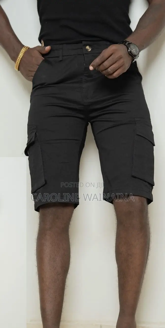 Cargo Shorts- Black