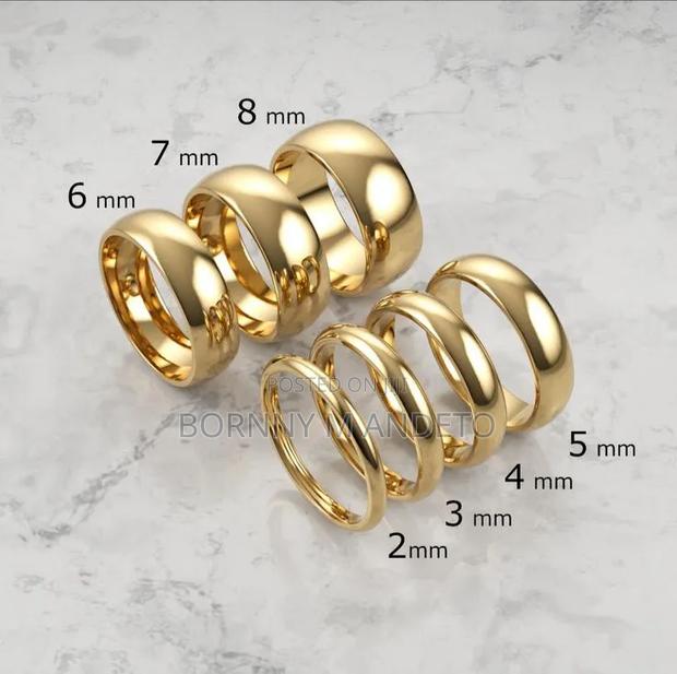 Personalized Pure Brass Wedding Rings - thumbnail 3