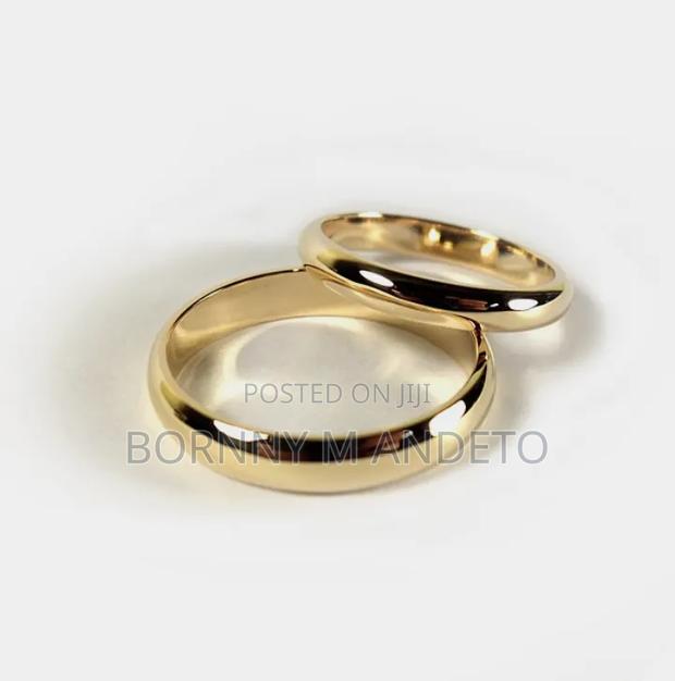 Personalized Pure Brass Wedding Rings - thumbnail 4