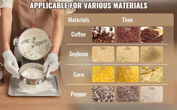 800g Electric Spice Grain Grinder – High Speed Milling Machine - Hk - thumbnail 2