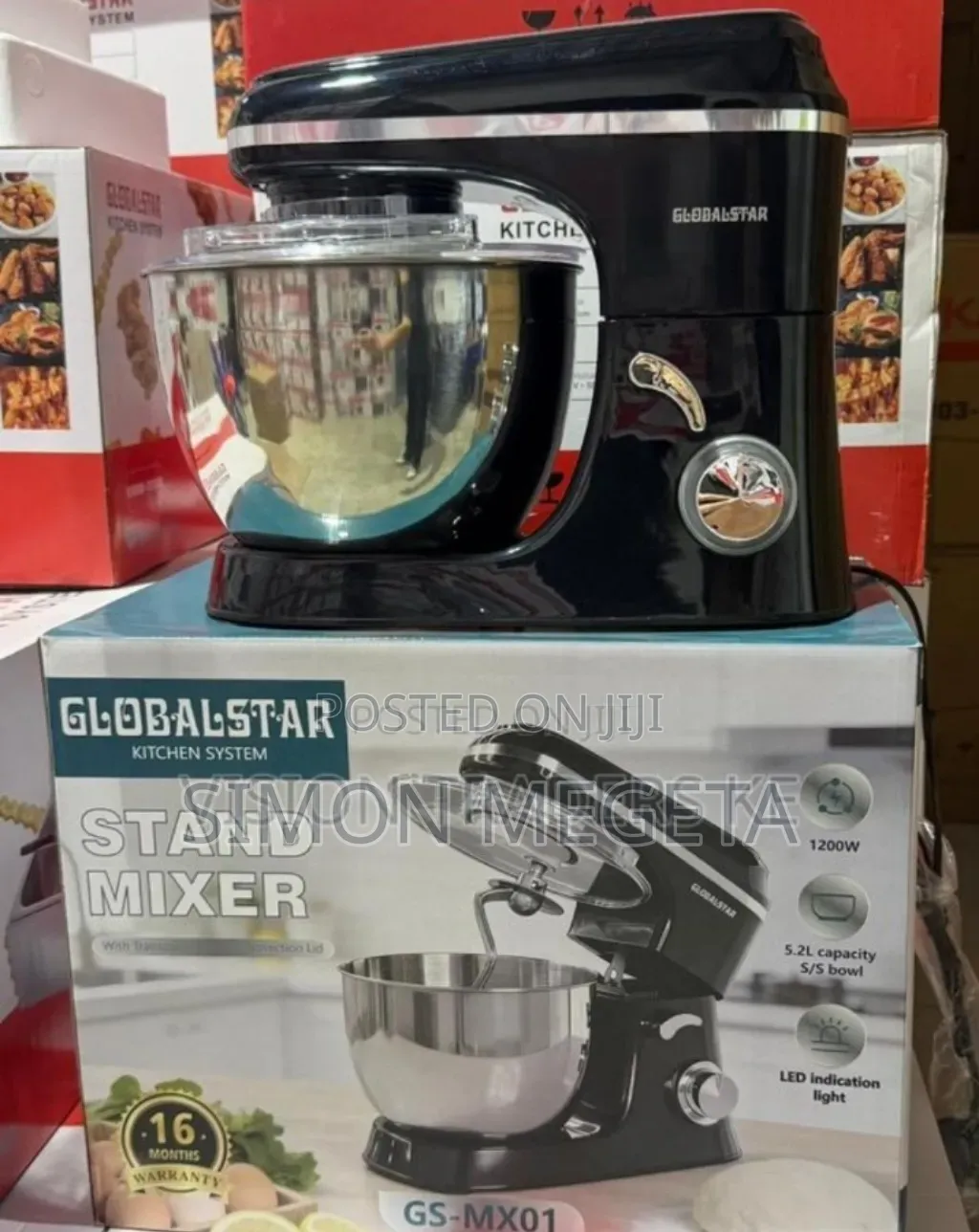 With 14months Warranty Globalstar 5.2l Stand Mixer