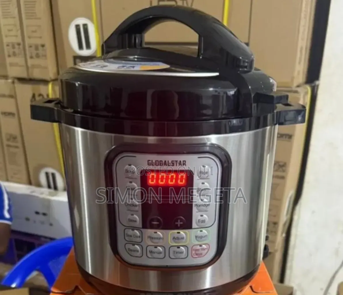 Silver New Globalstar 6l Pressure Cooker