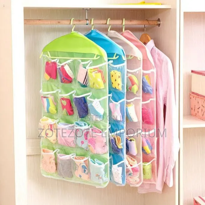 Sock and Pantie Hanger Organizer