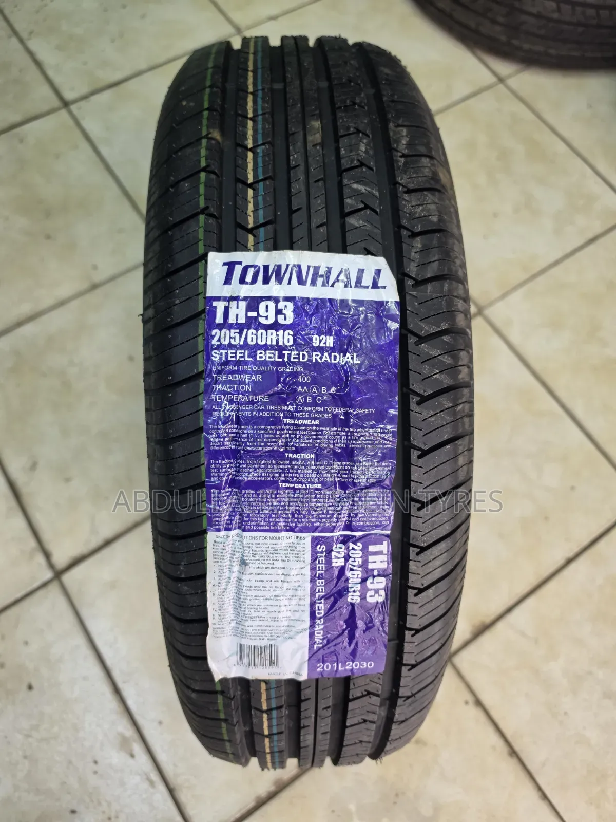 205/60 R16 Townholl