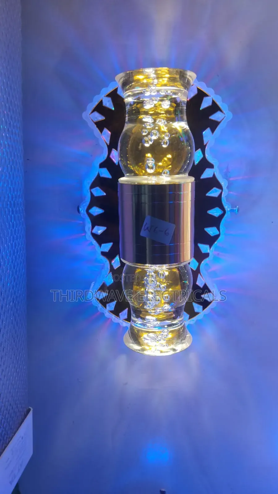 Three Colour Modern Crystal-Style Led Wall Sconce