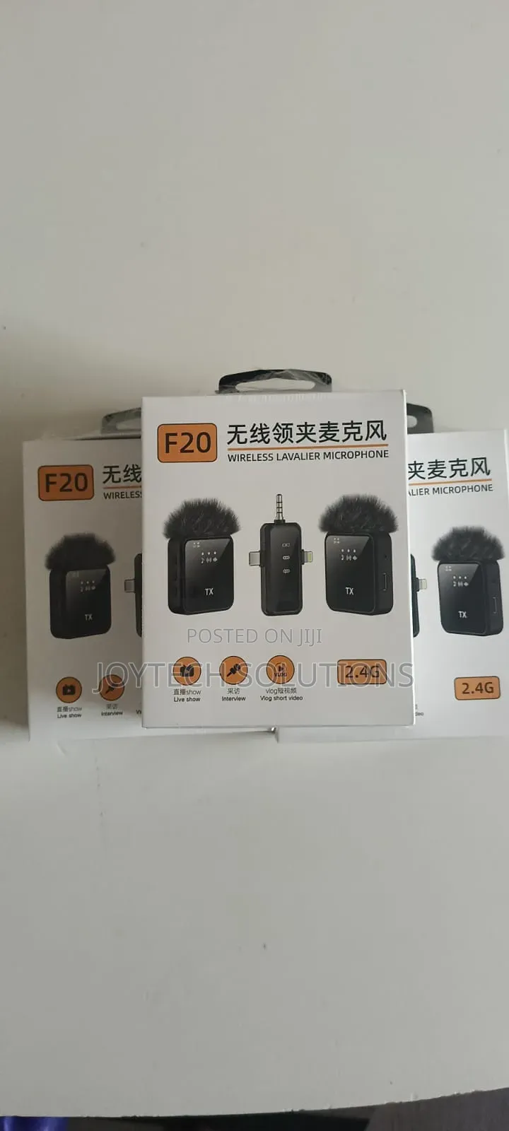 Wireless Microphone F20 Lapel Lavalier Phone Microphone