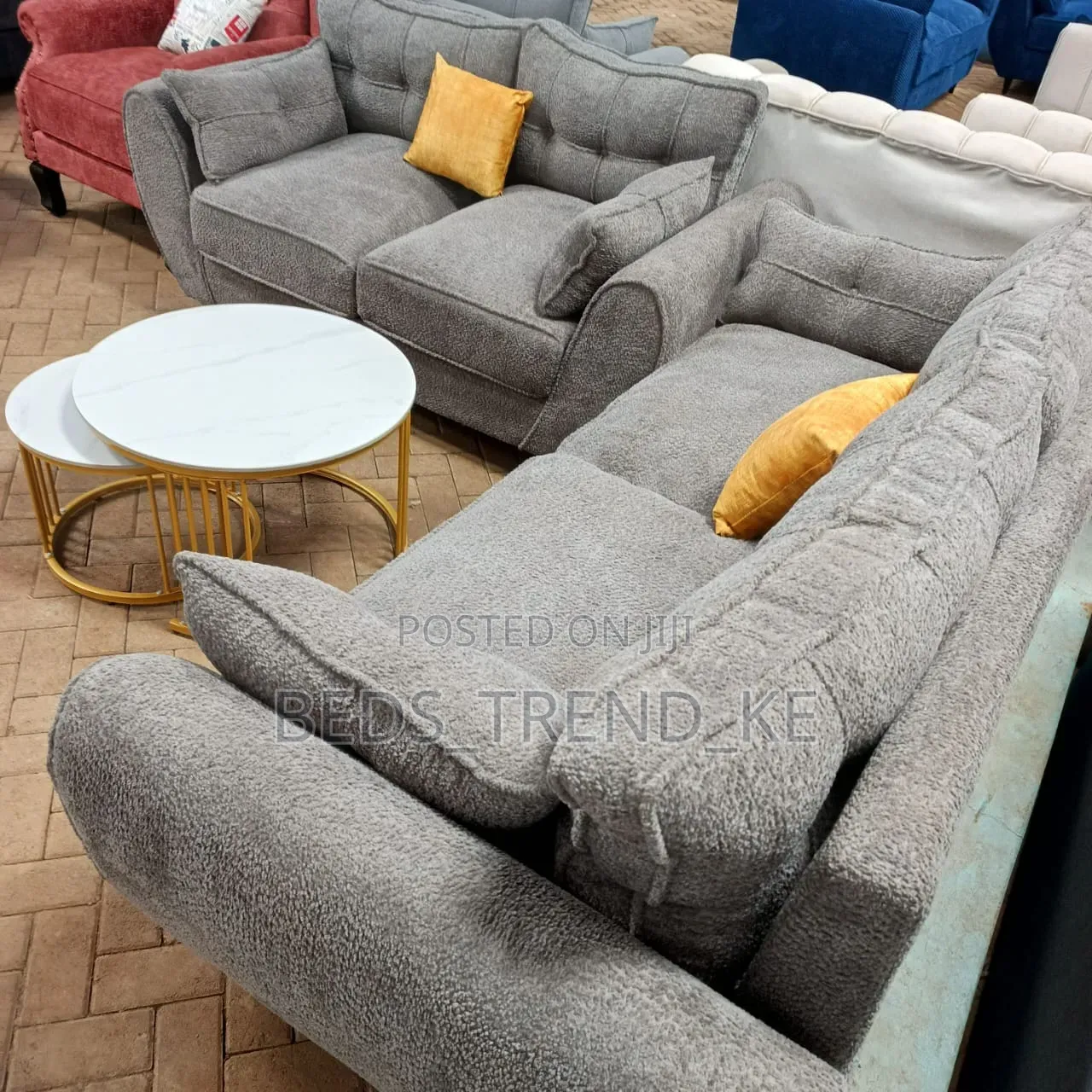 Grey Butterfly Seat 5 Seater