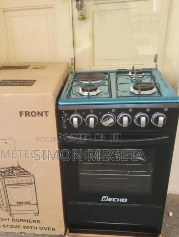 Black. Haeir 50*60 3+1 Standing Cooker