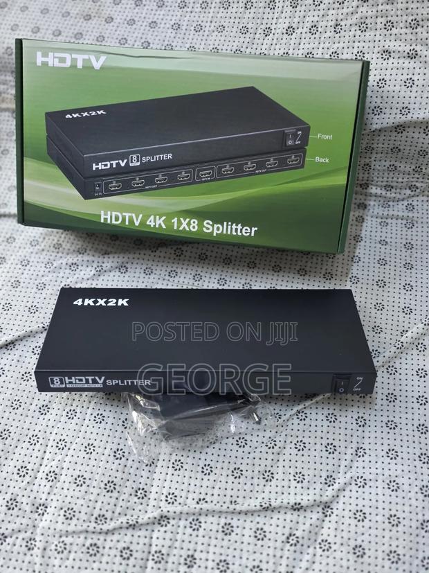 8 Port Hdmi Splitter 1 Input 8 Outputs HDCP 2.2 Supported