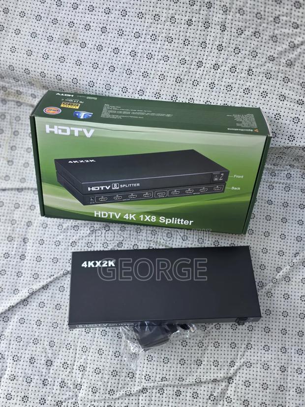 Ultra Hd Hdmi Splitter 8 Way 1x8 for Tv CCTV DSTV Displays
