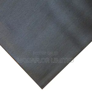 Ribbed Rubber Mat for Office, Shop and Commercial Floor Use Areas