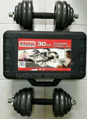 30kg Adjustable Dumbell Barbell Weight Set