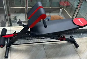 Adjustable Decline Sit-Up Bench With Leg Support