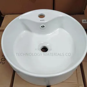 Modern Round Countertop Wash Basin – Ceramic Bathroom Sink