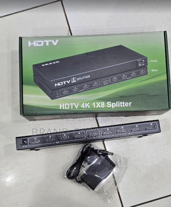 8 Port Hdmi Splitter 1 in 8 Port Out of Full Hd Support 1080 P