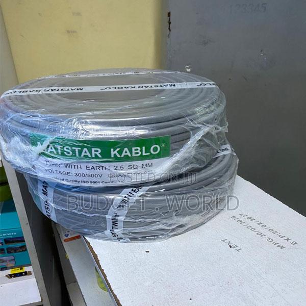2.5mm Twin Earth Wire – 3 Core Electrical Cable 90 Metres