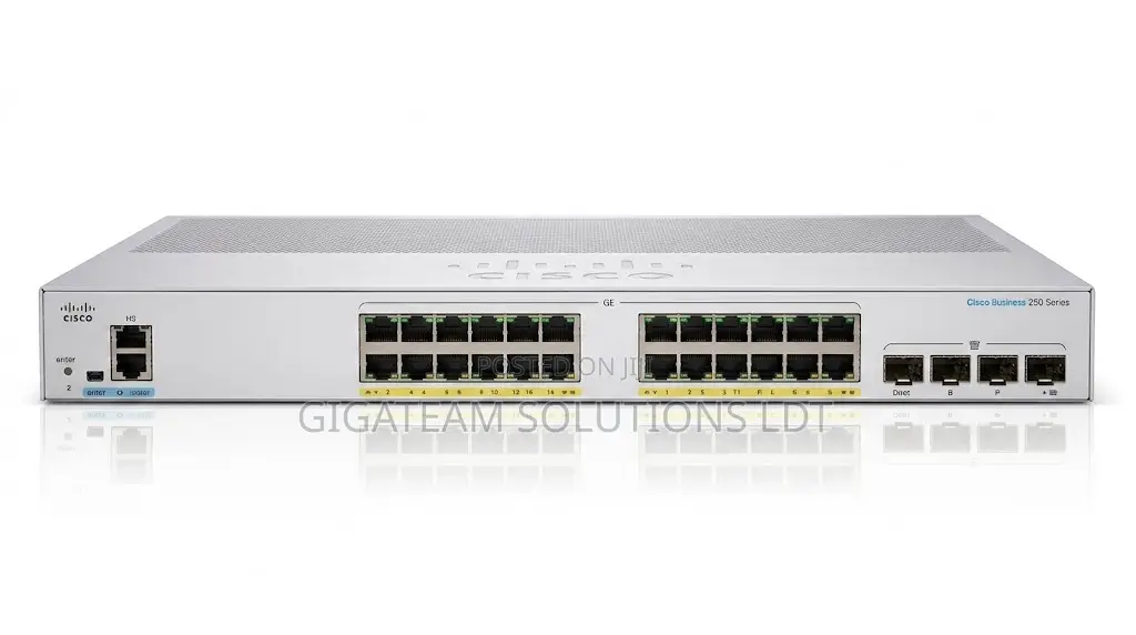 Cisco Business Cbs350-24p-4g Poe Managed Switch 24 Port Ge