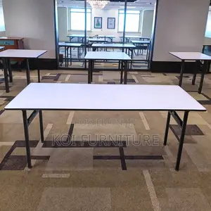 Office Table : 1.5m Banqueting Rectangular Foldable Table