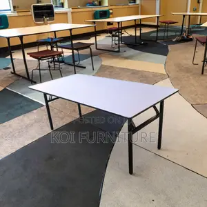 Office Table : 1.5m Banqueting Rectangular Foldable Table