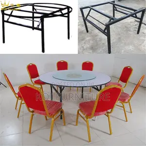 Office Table : 1.5m Waterproof Foldable Round Conference Table